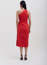 Vestido Midi Centauro Rojo